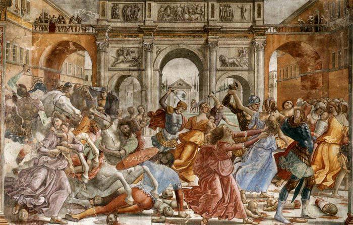 GHIRLANDAIO, Domenico Slaughter of the Innocents